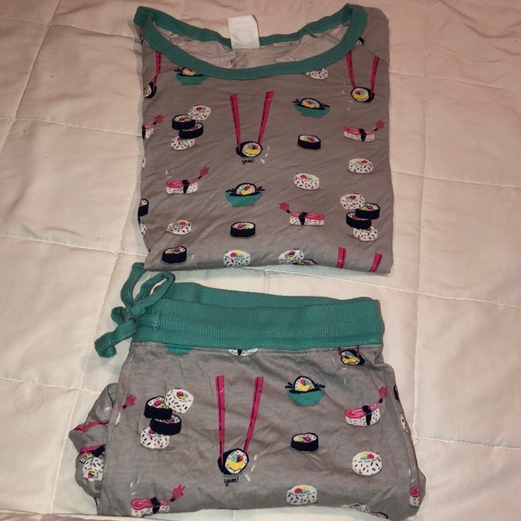 sushi baby pajamas